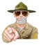 Angry Pointing Drill Sergeant