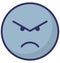 angry, rage Vector Isolated Icon which can easily modify or edit