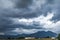 Angry Sky over New Mexico mountains-and lovely neighborhood