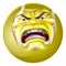 Angry Tennis Ball Sports Cartoon Mascot