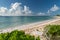 Anguilla, Caribbean beach landscape, beach bed