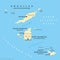 Anguilla, Saint-Martin, Sint Maarten and Saint Barthelemy map