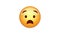 Anguished Emoji with Luma Matte
