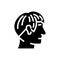 angular fringe hairstyle male glyph icon vector illustration