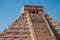 Anicent Maya mayan pyramid El Castillo Kukulkan in Chichen-Itza, Mexico