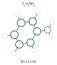 Aniline C6H7N molecule