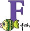 Animal alphabet F (fish)