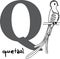 Animal alphabet Q (quetzal)