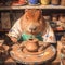 Animal Artisan: Rat Potter at Work