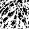 Animal background. Cow Hide, Holstein cattle texture. Mammals Fur. Print skin. Predator Camouflage. Printable Vector