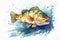 Animal_Bass_Fish_Watercolors_Illustration1_3