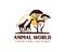 Animal Conservation Logo design. Wildlife Safari Logo design inspiration