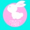 Animal cruelty free icon design.