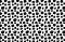 Animal Dalmatian pattern. Abstract black and white background.