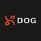 Animal dog logo design, vector of forest beasts