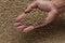 Animal feed mixed from finely ground protein powders of both plants and animals is pelleted to be used as pet food because pellets