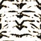 Animal Fur Fabric. Multicolor Watercolor Repeat. Jungle Cheetah Design. Brown Modern Spots. Animal Leather Seamless Paint. Trendy