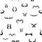 Animal Horns seamless pattern background icon