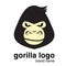 Animal logo. gorilla logo. Monkey