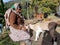 Animal lover  grandmother in uttarakhand
