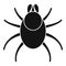 Animal mite icon, simple style