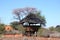 Animal observation tower in Namibia