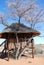 Animal observation tower in Namibia