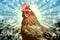 Animal pasture bird chickens hen poultry nature