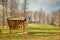 Animal pasture, a meadow in the park