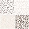 Animal print seamless pattern. Leopard skin texture