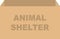 Animal Shelter Donation Box Vector