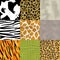 Animal skin pattern seamless animalistic skinny textured background of wild skinning natural fur illustration wildlife