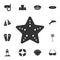 animal star icon. Detailed set of Summer illustrations. Premium quality graphic design icon. One of the collection icons for websi