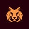 Animal tiger face head beast modern logo