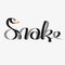 Animal typography, animal calligraphy, animal logo, animal logotype. Snake typography, snake calligraphy, snake logo.