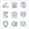 animal welfare line icons. linear set. quality vector line set such as animals, wildlife, vegan, pets, farm, boots, certificate,