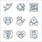 animal welfare line icons. linear set. quality vector line set such as certificate, paw, gmo, animal care, animal testing, pets,