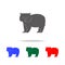 animal Wombat icon. Elements of Australian animals multi colored icons. Premium quality graphic design icon. Simple icon for websi