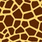 Animalistic print, vector seamless pattern, giraffe skin