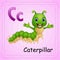 Animals alphabet: C is for Caterpillar