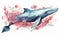 Animals water fin blue dolphin mammal fish ocean sea nature wildlife