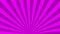Animated abstract pink comic radial ray background