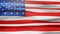 Animated american flag. Background image.
