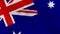 Animated Australia Flag Waving in the Wind
