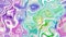 Animated background of pastel colored shapes morphing and melting together