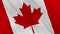 Animated Canada Flag Waving in the Wind