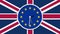 Animated clock counting down. Brexit UK EU referendum concept