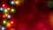 Animated colorful christmas lights. Merry Christmas happy new year holiday greeting card. Glowing lights, red background. xmas