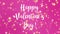 Animated colorful Valentines Day card