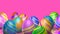 Animated Easter Eggs on pink